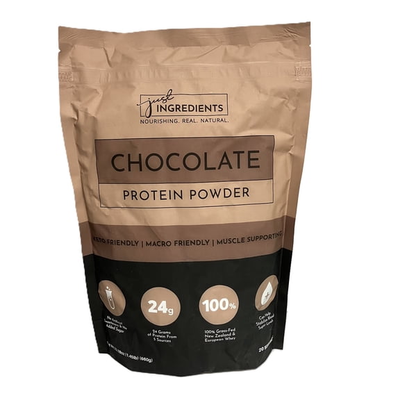 Just Ingredients Chocolate Protein Powder 23.38 Oz