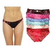 Just Intimates Bikini Underwear / Panties for Women (Pack of 6) (Group 2, 1X)
