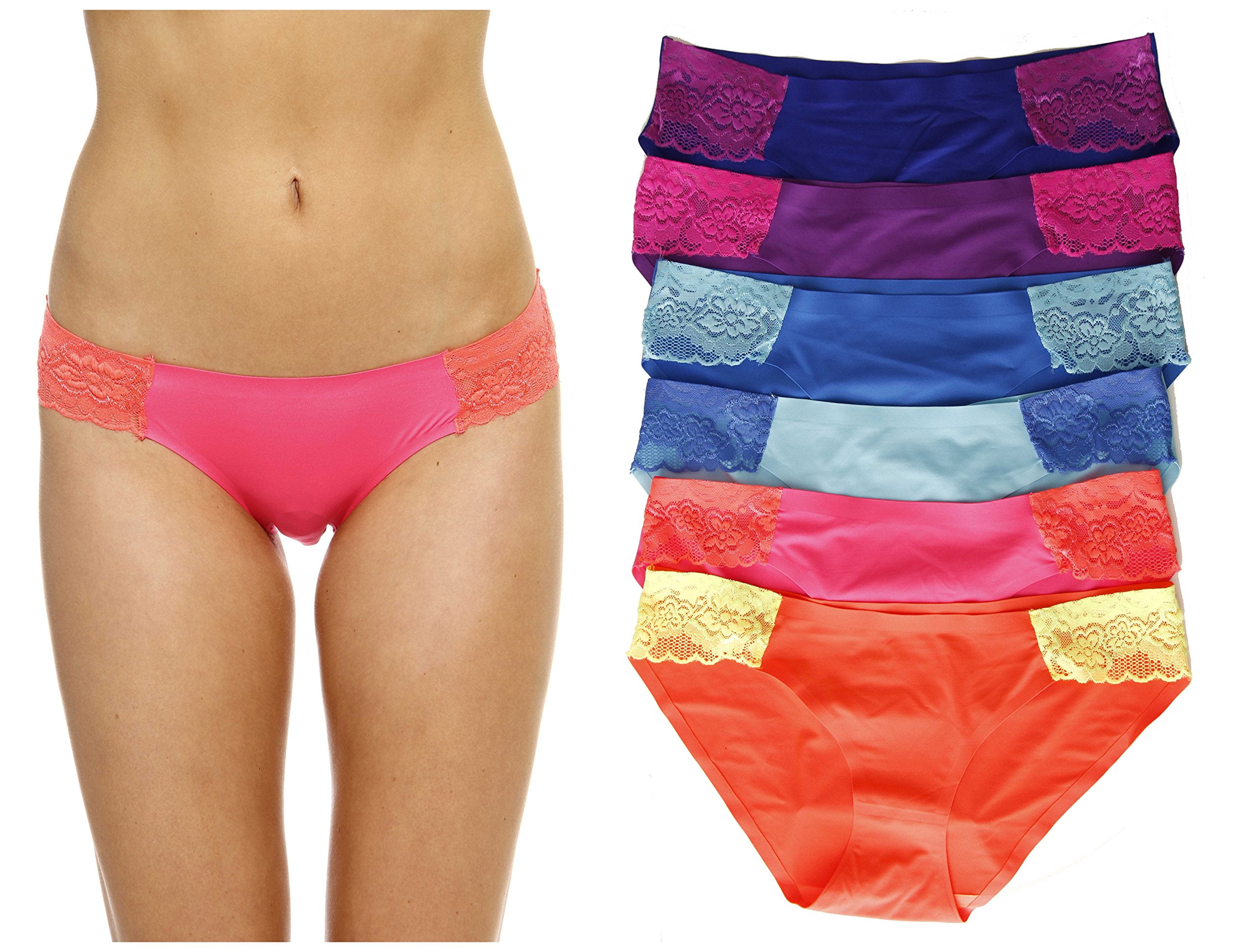 Sporty Bikini Underwear (Pack of 6) - Just Love Fashion