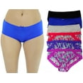 thumbnail image 1 of Just Intimates Boylegs / Panties for Women (Pack of 6) (Small), 1 of 3