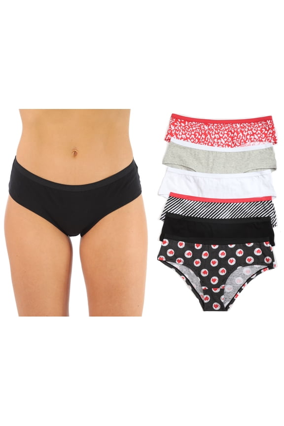 New York Cotton Panties Underwear (Pack of 6) (7 - Large)