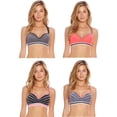 thumbnail image 1 of Just Intimates Racerback Sports Bra / Bras for Women (Pack of 4) (Pack 3, 40D), 1 of 2