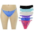 thumbnail image 1 of Just Intimates Thongs / Panties for Women (Pack of 6) (Medium), 1 of 3
