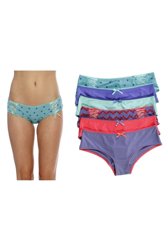 Thongs / Underwear / Panties for Women (Pack of 6) (Group 1, Small)