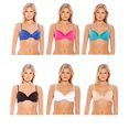 thumbnail image 1 of Just Intimates Tuxedo Bras for Women (Pack of 6), 1 of 3