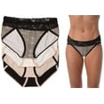 thumbnail image 1 of Just Intimates Ultra Soft Panties w/ Lace Trim (Pack a, XX-Large), 1 of 4