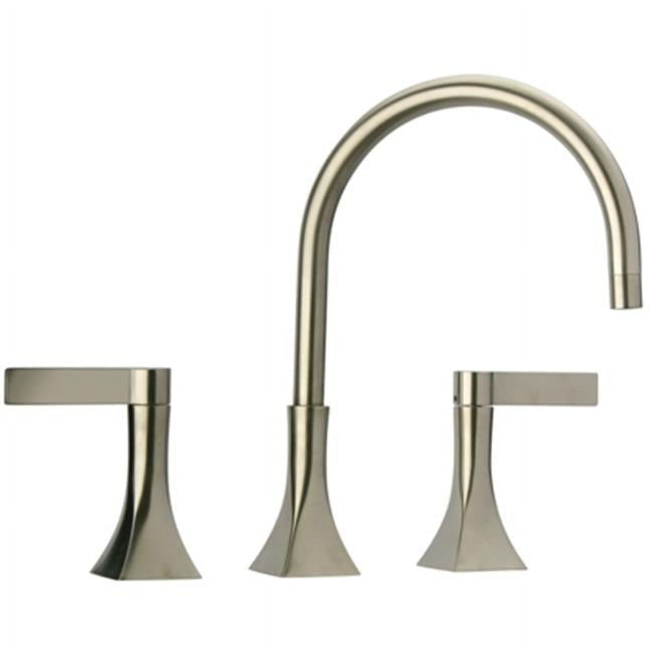 Just JRL-1182-N Two Handle Kitchen Widespread Faucet- Polished Nickel ...
