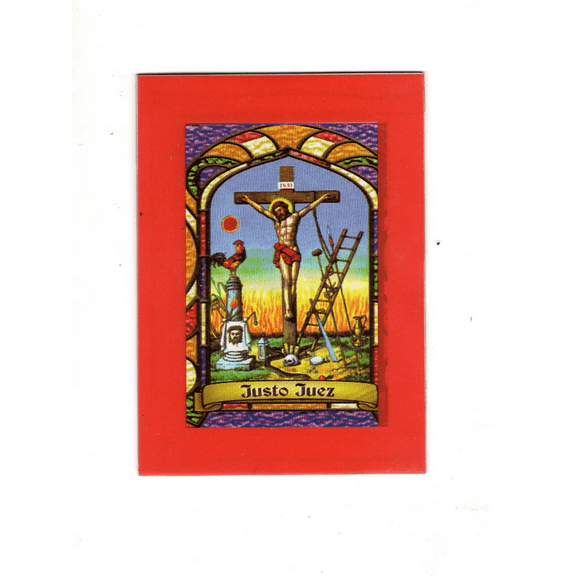 Just Judge Bilingual Prayer Card / Estampa Bilinge Justo Juez