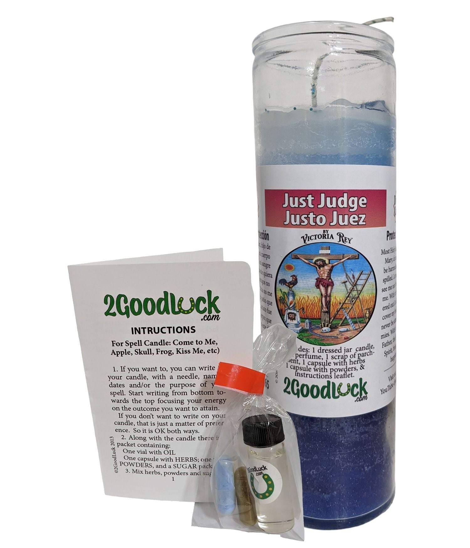 Just Judge Prayer Candle | Justo Juez Ritual Candle – The House of Ashé