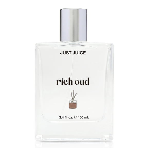 Just Juice Rich Oud, Perfume for Women and Men, 3.4 oz