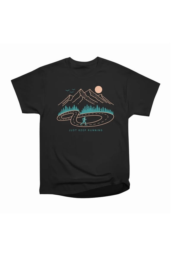 Just Keep Running T-Shirt Tee Gift For Him Merch For Her Apparel For Friend