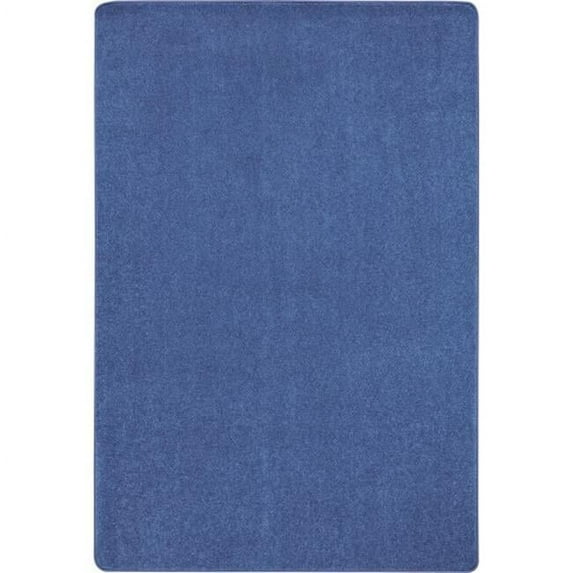 Just Kidding Classroom Rectangle Rug Cobalt Blue - 6 x 6 in.