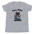 thumbnail image 1 of Just a Kitty That Loves Ramen Noodles Tee – Cute Cat Graphic T-Shirt, Fun Anime Food Shirt, Kawaii Neko Ramen Tee for Kids & Teens ,Youth Short Sleeve T-Shirt (Athletic Heather, M), 1 of 1