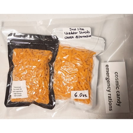 Just Like Cheese Freeze Dried Cheddar Shreds Cheese Alternative High Protein 2 pk 6.0 oz Bag