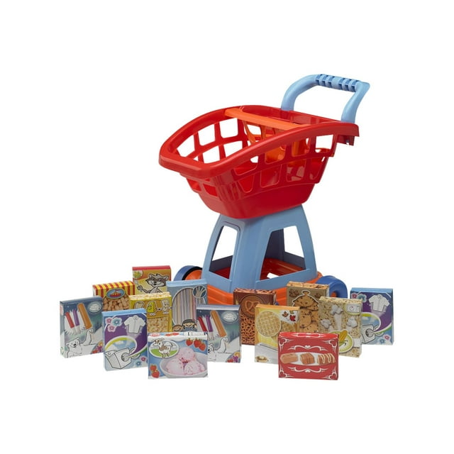Just Like Home - Deluxe Shopping Cart with Food