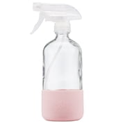 Just Like Joan Clear Glass Spray Bottles with Silicone Sleeve [Blush Pink]