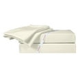 thumbnail image 1 of Just Linen 300 TC 100% Cotton Sateen, Solid Color, Queen 4 Piece Sheet Set with Deep Pocketed Fitted Sheet, 1 of 3