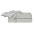 thumbnail image 1 of Just Linen 350 TC 100% Cotton Sateen, Solid Color, Queen 4 Piece Sheet Set with Deep Pocketed Fitted Sheet, 1 of 4