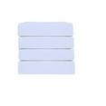 thumbnail image 1 of Just Linen Hotel Linen Collection, 400 TC 100% Cotton Sateen Solid White, Value Pack of 4 King Flat Sheets, 1 of 3