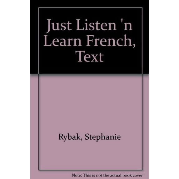 Pre-Owned Just Listen 'n Learn French [With Cassettes (3)] (Hardcover) 0844216003 9780844216003
