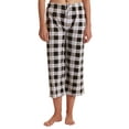 thumbnail image 1 of Just Love 100% Cotton Women Pajama Capri Pants Sleepwear (Black, Small), 1 of 3