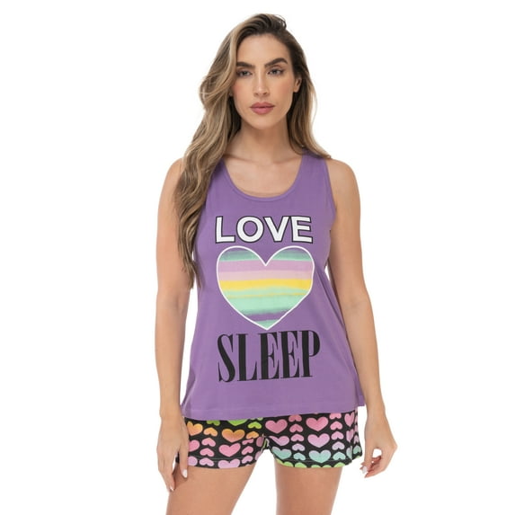 Just Love 100% Cotton Women Sleepwear Pajama Sets (Love Sleep - Ombre, 3X)