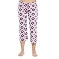 thumbnail image 1 of Just Love 100% Cotton Women's Capri Pajama Pants Sleepwear - Comfortable and Stylish (Navajo Diamond - Pink, Large), 1 of 3