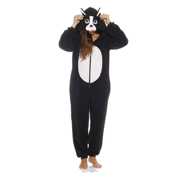 Just Love Adult Bodysuit / Pajamas (Pug, Large)