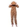 thumbnail image 1 of Just Love Adult Bodysuit with Animal Prints / Pajamas (Giraffe, X-Large), 1 of 5