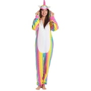 Just Love Adult Onesie Pajamas 6934-L (Large, Unicorn Rainbow Womens)