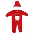 thumbnail image 1 of Just Love Baby Coveralls (Santa Face, 6-9 Months), 1 of 3