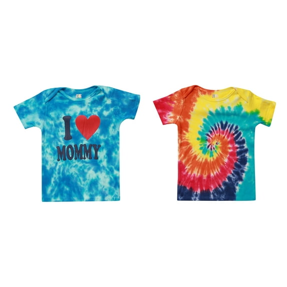 Just Love Boys T-Shirts (Pack of 2) (Boys 12 Months, Mommy and Tie Dye)