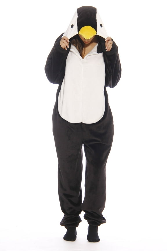 Comfortable and Cute Adult Animal Bodysuit Pajamas - Perfect for Lounging and Sleepwear