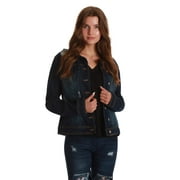 Just Love Denim Jackets for Women 6879-LTDEN-XXXL (Dark Denim, Large)