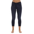 thumbnail image 1 of Just Love Denim Wash Capri Jeggings for Women 6855-BLK-3X (Medium Denim Capri, Large), 1 of 3
