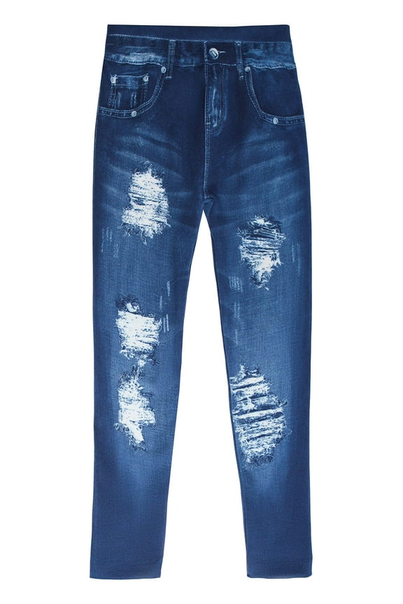 Jeggings for Girls Comfortable Seamless Printed Leggings