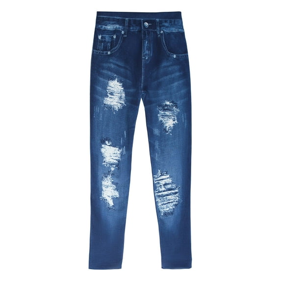 Just Love Jeggings for Girls Comfortable Seamless Printed Leggings