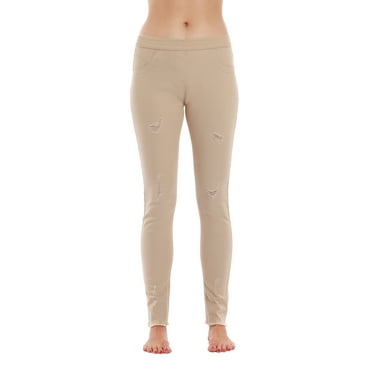 Just Love Denim Wash Ripped Jeggings for Women