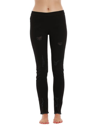 HJKOGH Women's Stretch Pants Imitation Denim Leggings Skinny Calf Length  Pant 3/4 Slim Short Leggings (Color : G, Size : Small) : :  Clothing, Shoes & Accessories