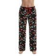 thumbnail image 1 of Just Love Fleece Pajama Pants for Women Sleepwear PJs. (Black - Xmas Lights, 3X), 1 of 3