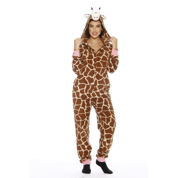 Just Love Giraffe Animal Onesie Pajamas, Large