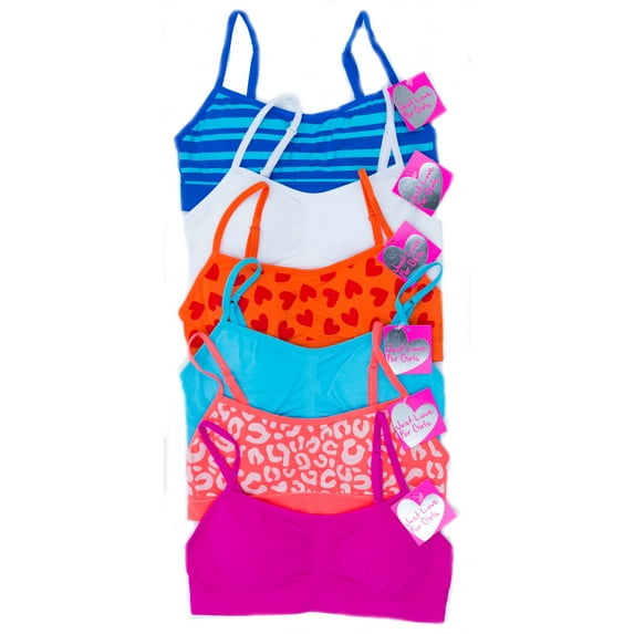 Just Love Girls Bras (Pack of 6) (6 Pack - Group 2, Small / 32A)