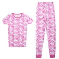 thumbnail image 1 of Just Love Girls Cotton Pajama Sets for Comfortable Sleepwear (Pink - Camo Unicorn, 10-12 Years), 1 of 1