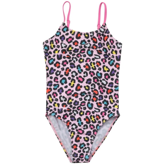 Just Love Girls One Piece Bathing Suits Swimwear for Girl (Cheetah Print, 10-12 Years)