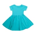 thumbnail image 1 of Just Love Girls Twirl Dress Girls Short Sleeve Twirly Skater Dress Tie Dye (Pastel Blue, 7-8), 1 of 1