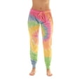 thumbnail image 1 of Just Love Loop Terry Tie Dye Jogger Pants for Women (Tie Dye Pastel Swirl, Medium), 1 of 2