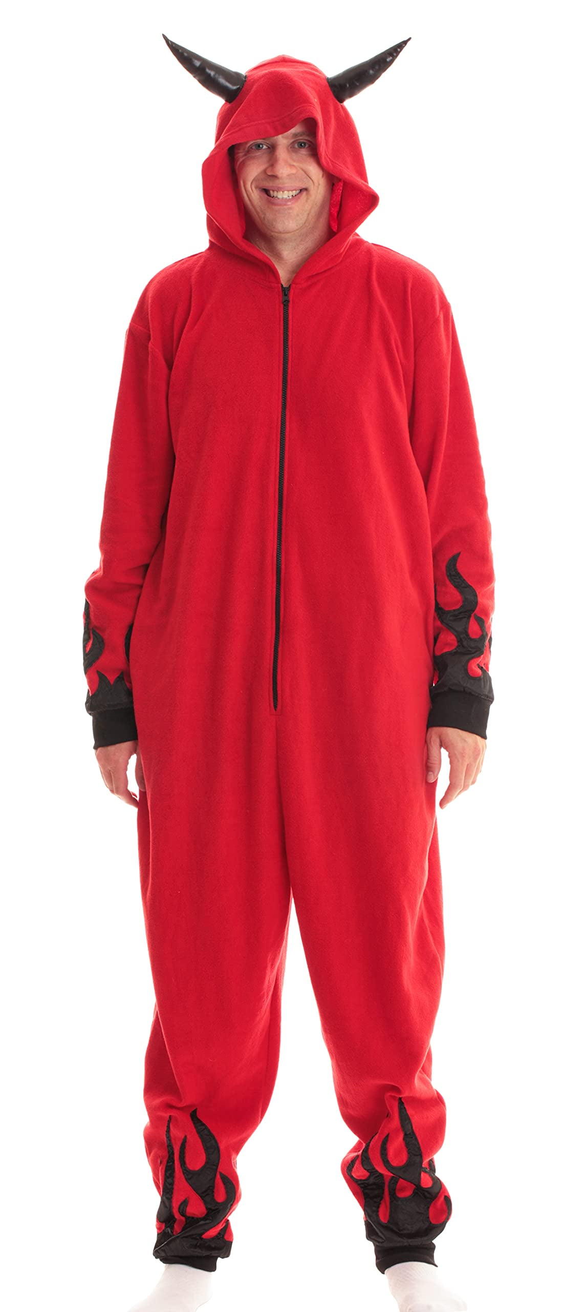 Just Love Men's Adult Onesie Mens Pajamas 6939-XL (Devil Mens, Medium)