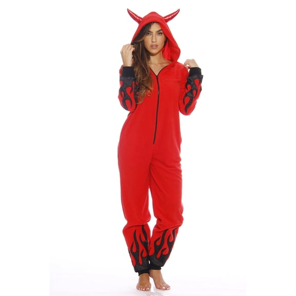 Just Love Men's Adult Onesie Mens Pajamas 6939-XL (Small, Devil Mens)