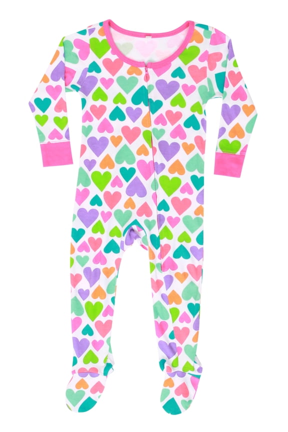 Mommy and Me Pajamas Set (Bright Hearts, 12 Months)