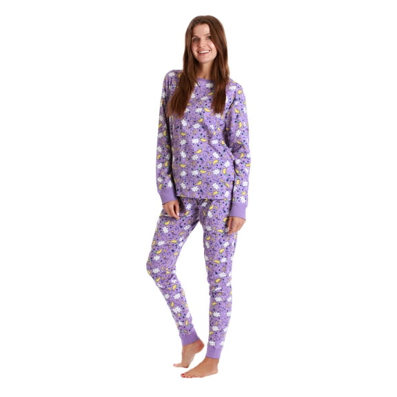 Just Love Mommy and Me Pajamas Set (Sleepy Celestial, Womens Small)
